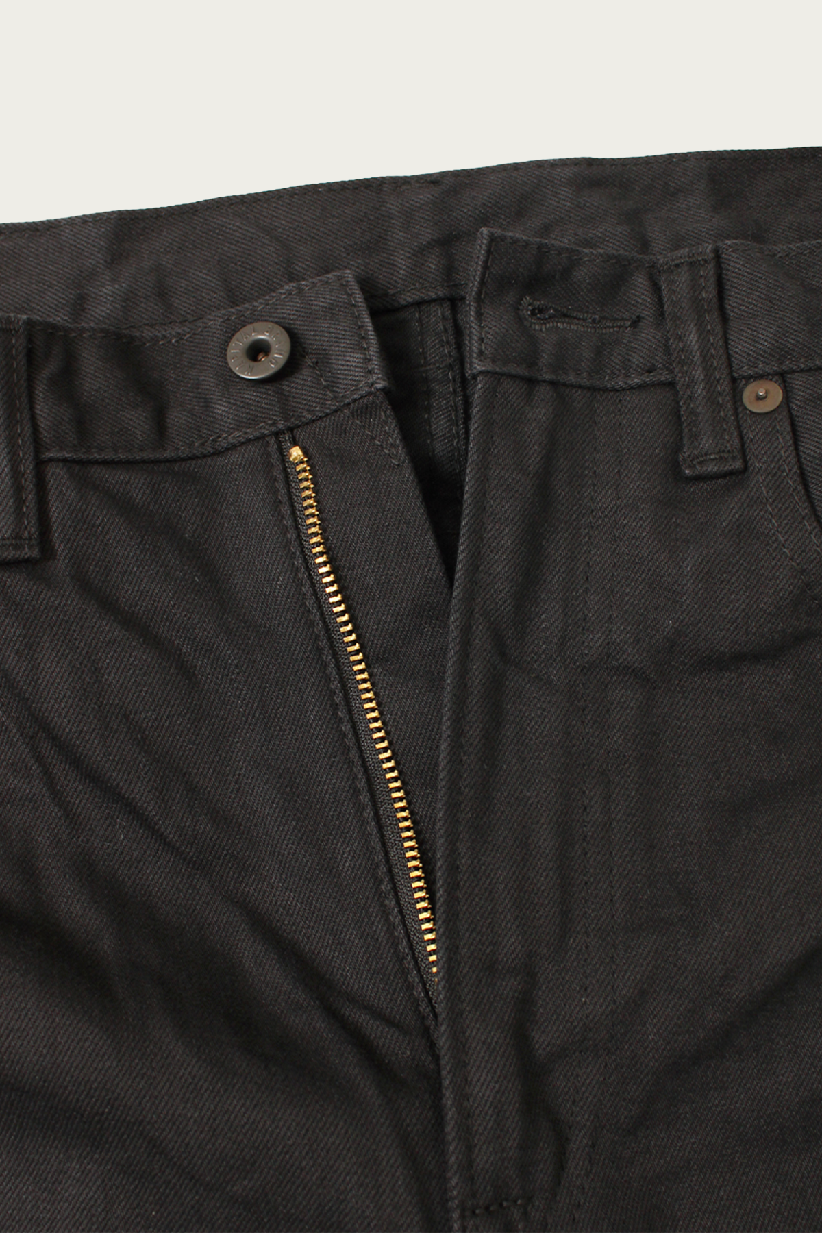 Kapital - 14oz BLKxBLK Denim 5P MONKEY TH (ZIP ver.) - Pro - Canoe Club