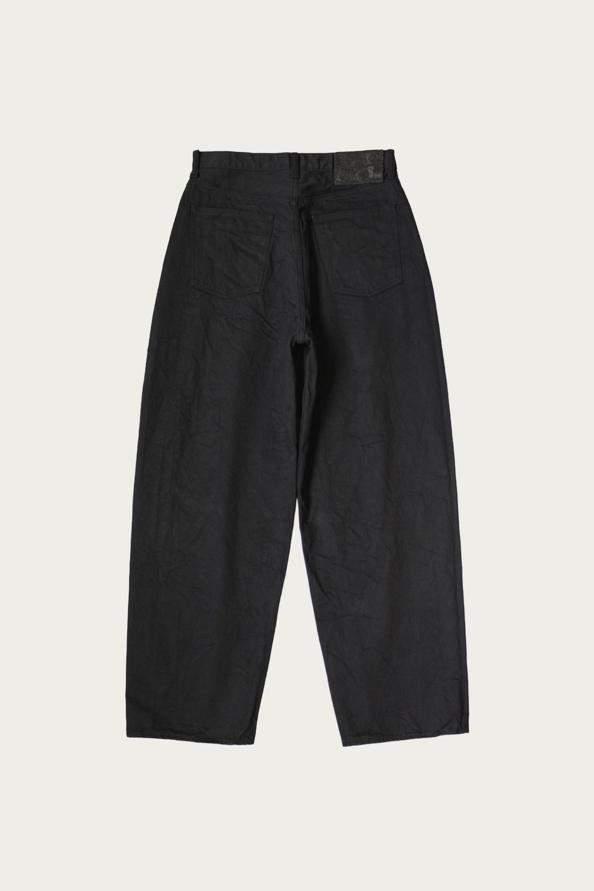 Kapital - 14oz BLKxBLK Denim CLUB Baggy 5P Pants - Black - Canoe Club