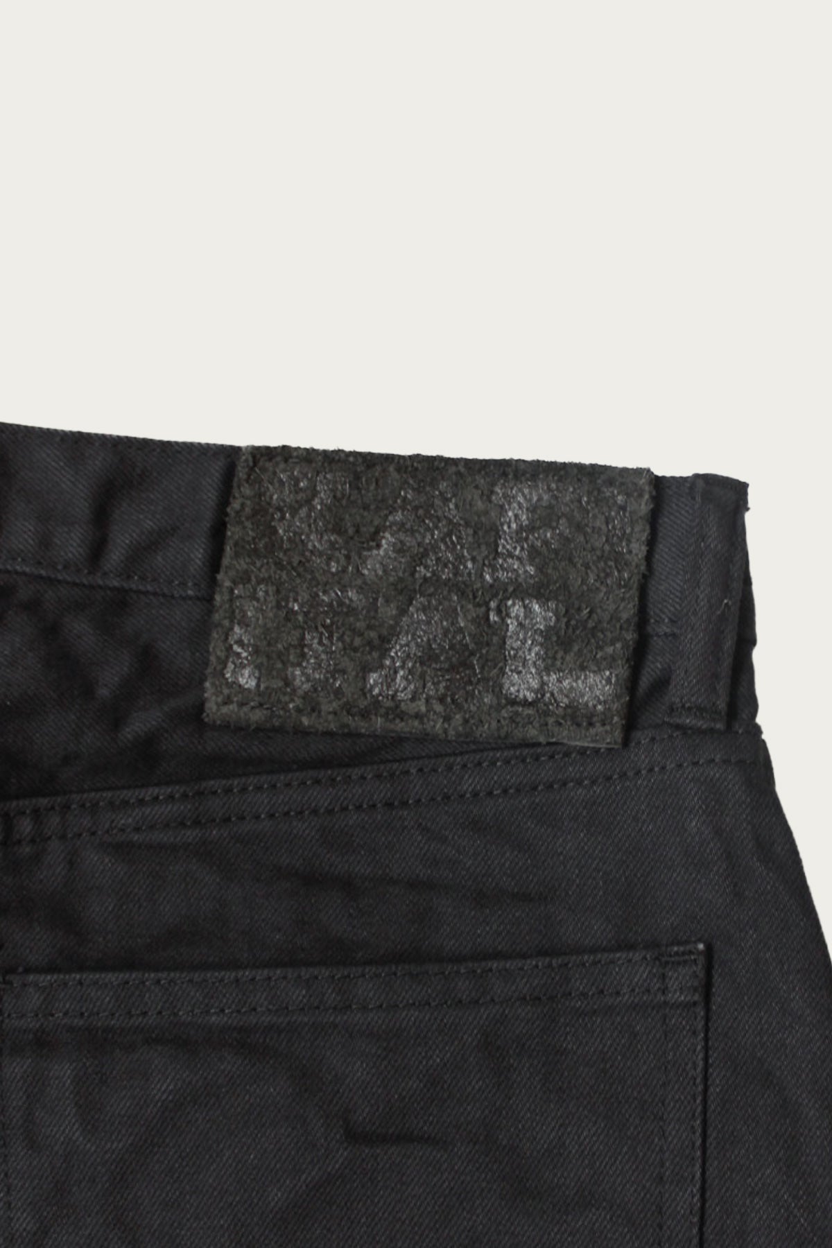 Kapital - 14oz BLKxBLK Denim CLUB Baggy 5P Pants - Black - Canoe Club