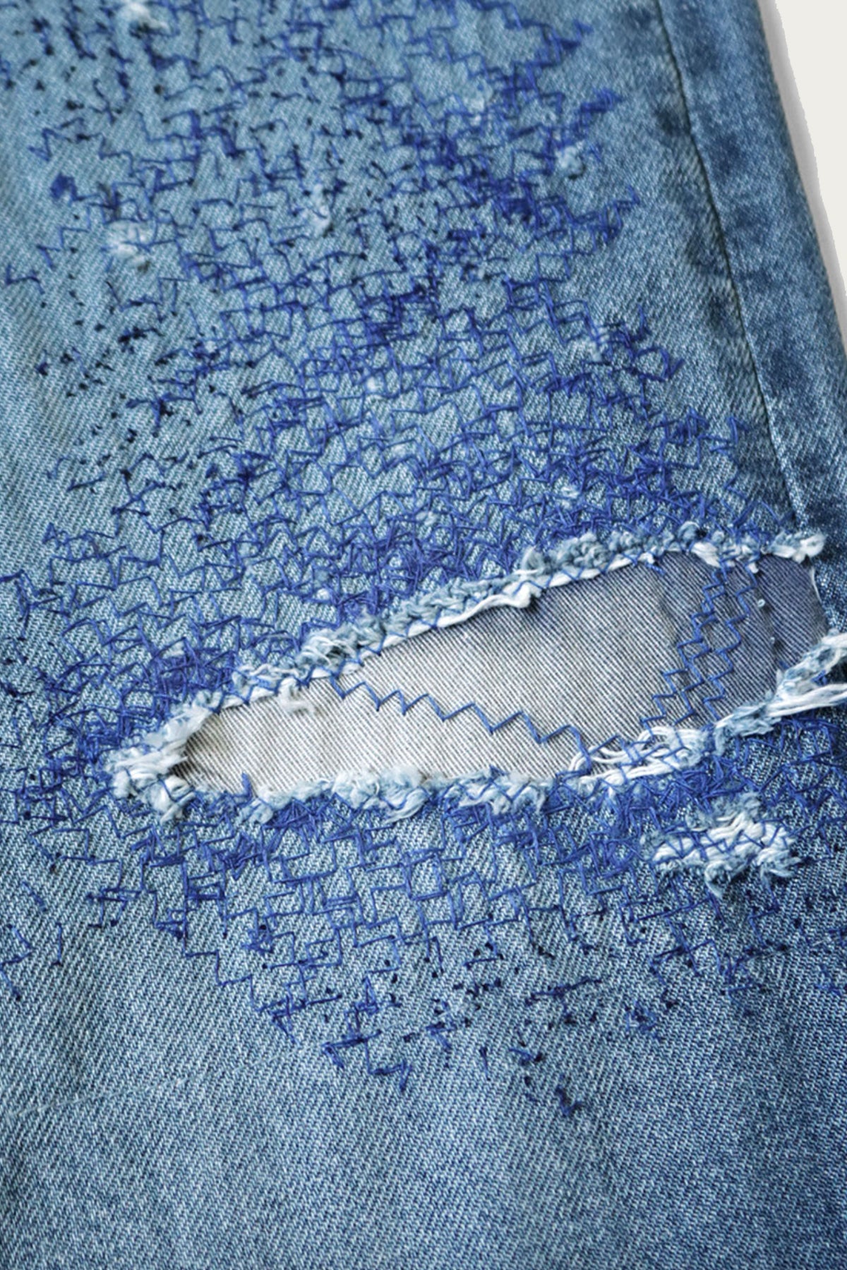 Kapital - 14oz Denim 5P MONKEY CISCO (3YearsFade) - Indigo - Canoe Club