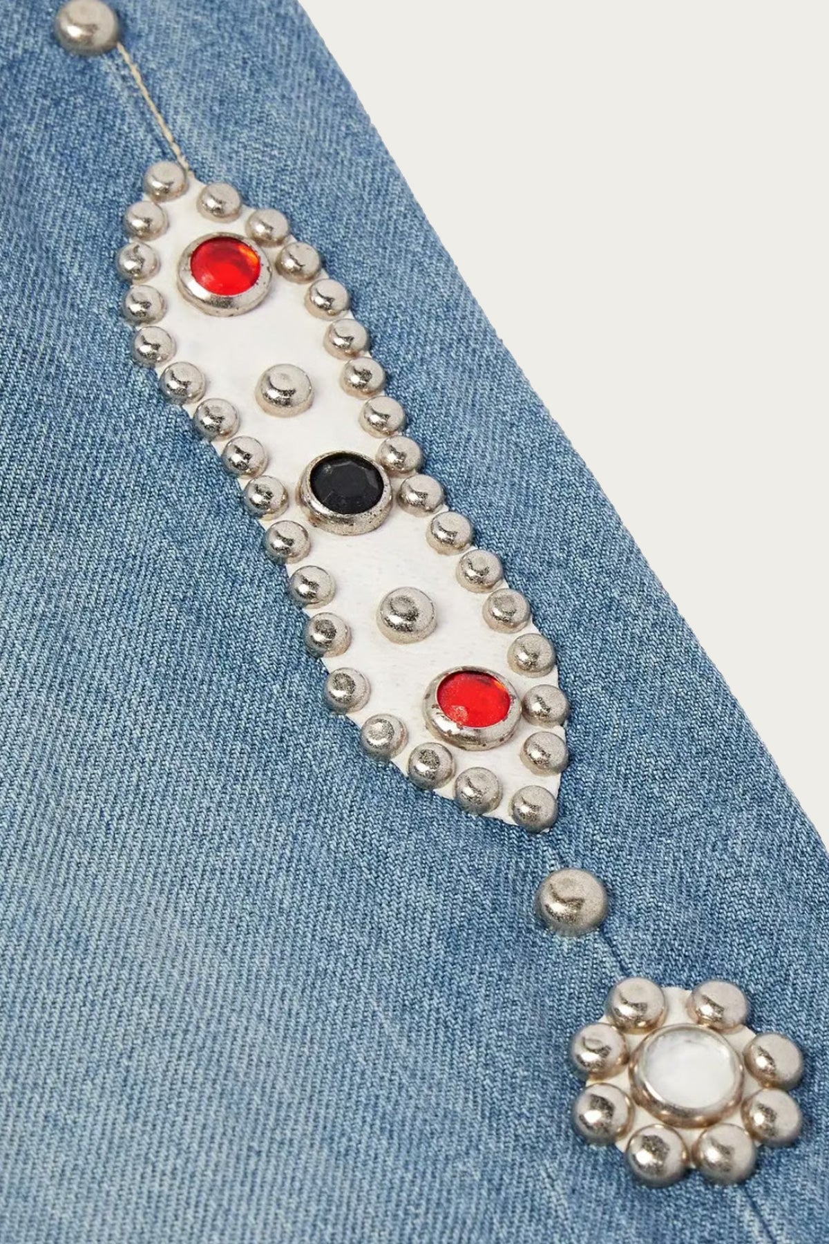 Kapital - 14oz Denim 5p MONKEY CISCO (STUDS) - Indigo - Canoe Club