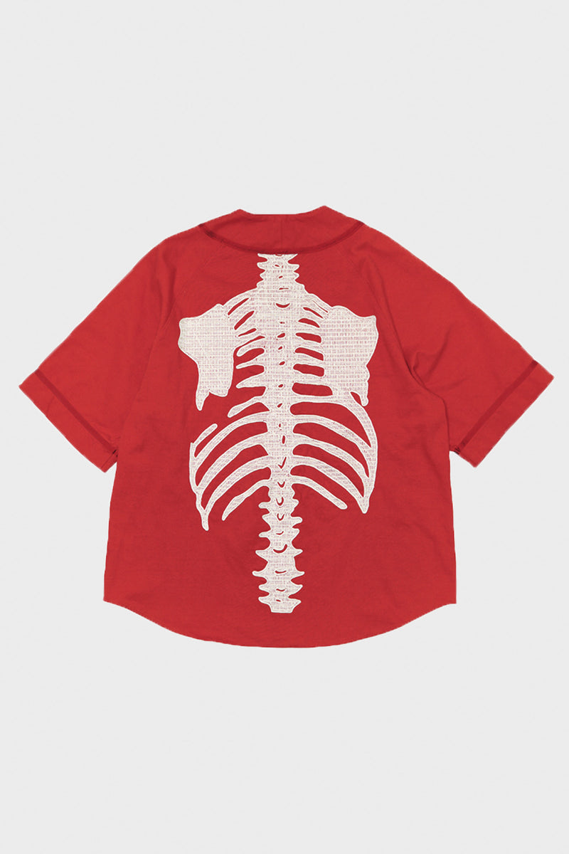 Cornell Big Red Skeleton MLB Baseball Jersey Shirt