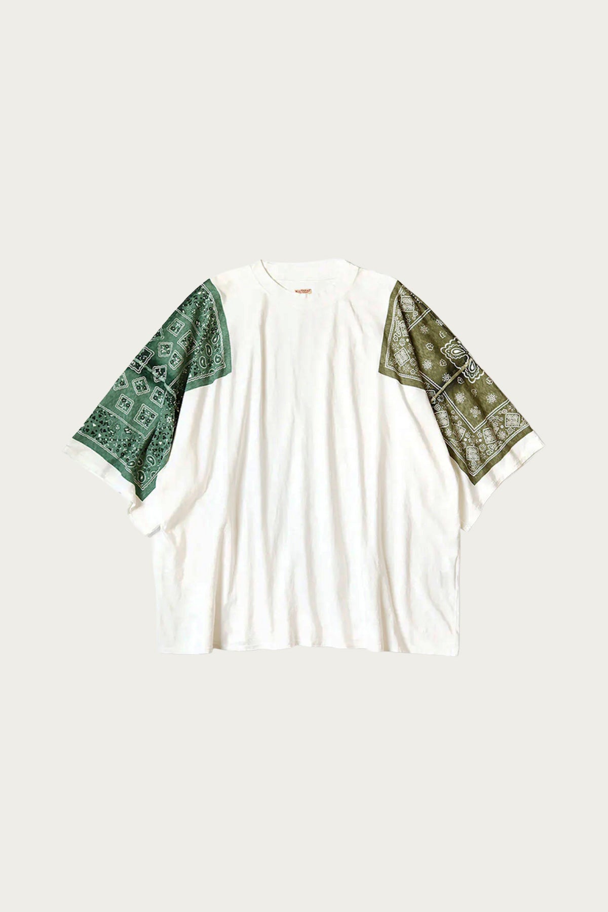 Kapital - 18.5/-Jersey Bandanna HUGE T (COOKIE) - Khaki - Canoe Club