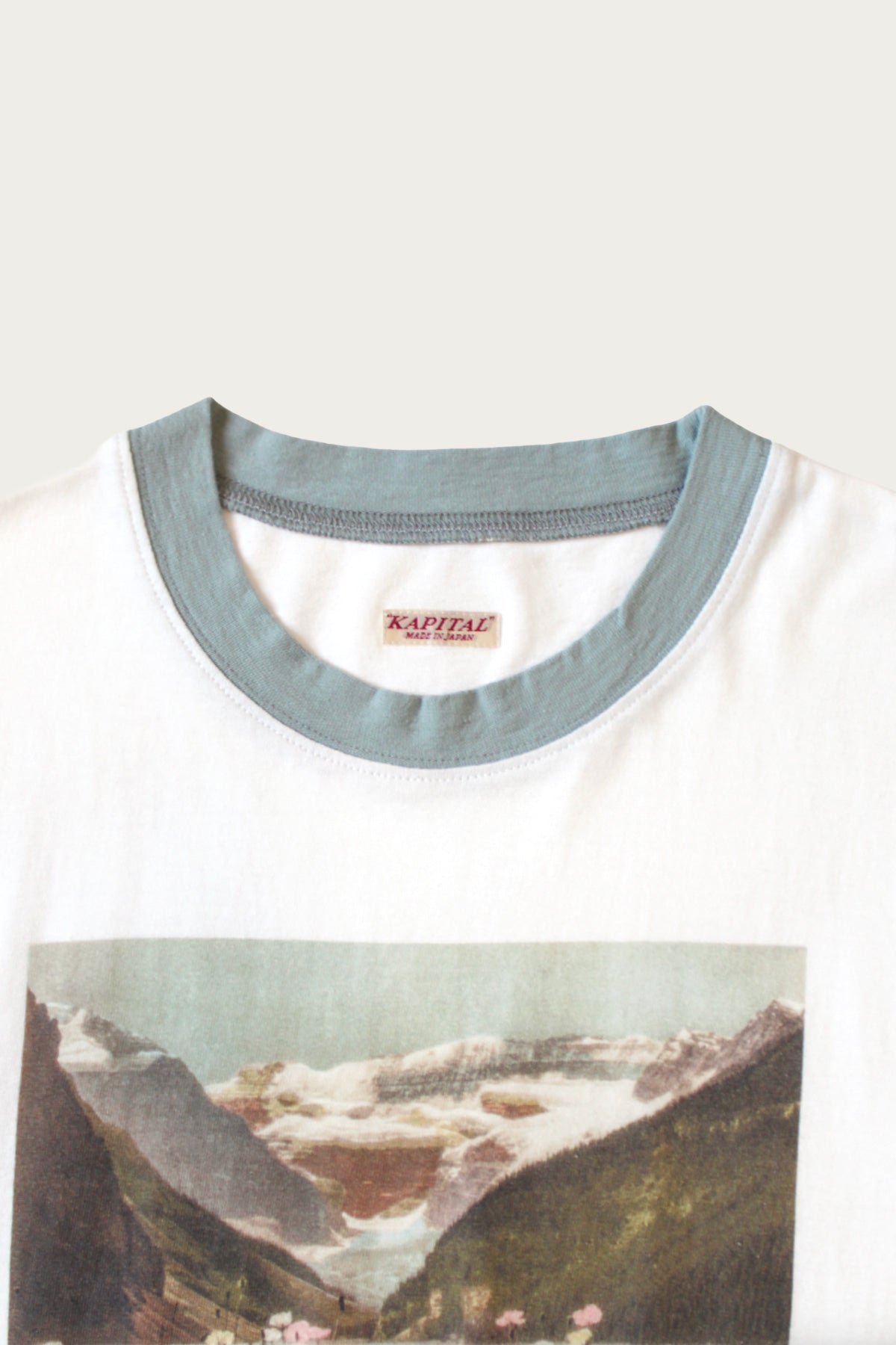 Kapital - 20/- Jersey RINGER T (CHURCHILL LAKE) - White - Canoe Club