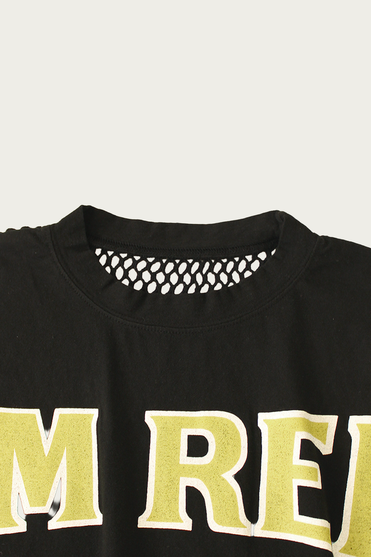 Kapital - 20/-Jersey KATABIRA HUGE-T (DENIM REPAIR) - Black - Canoe Club