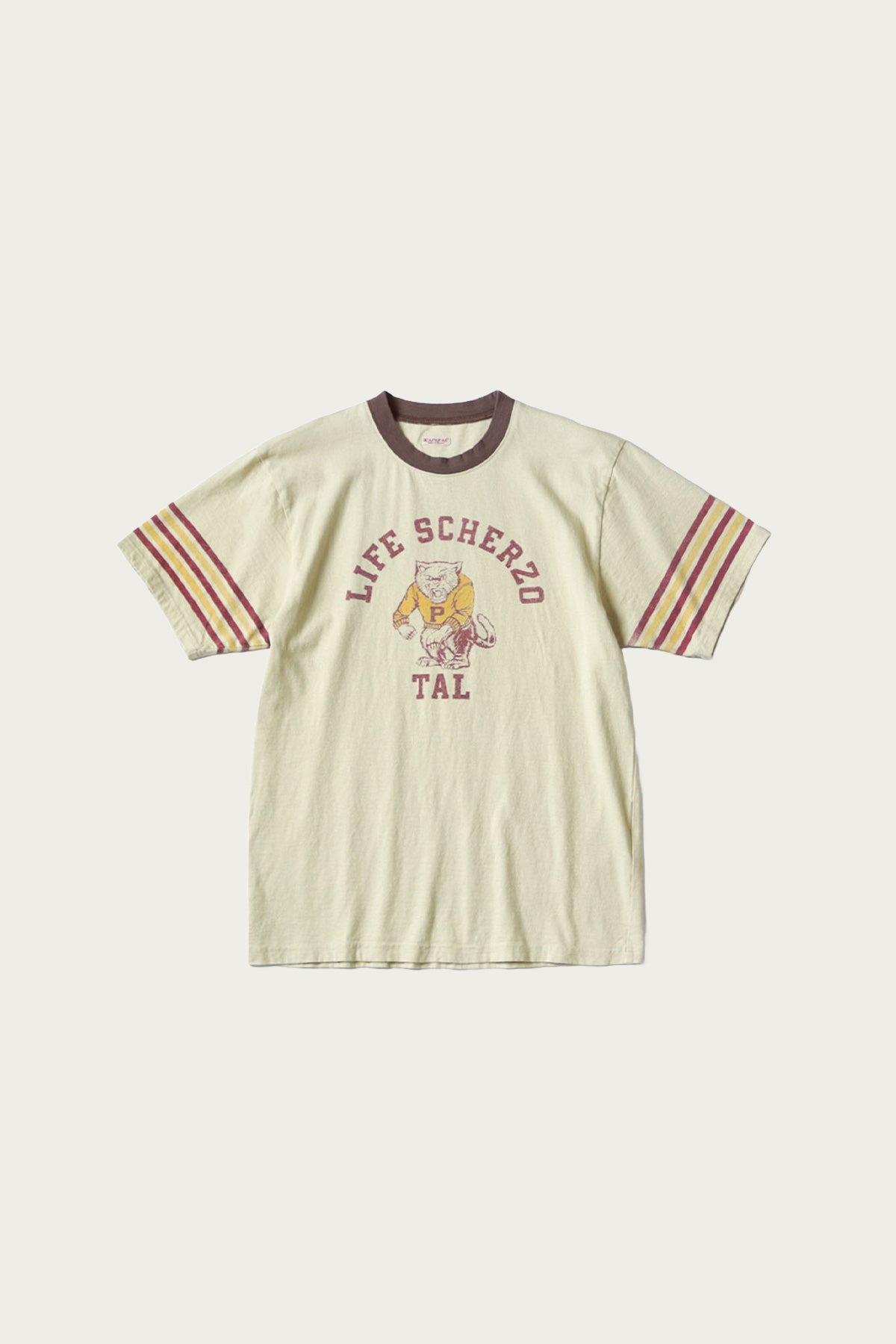Kapital - 20/-Jersey RINGER-T (College CAPITAL) - Yellow - Canoe Club