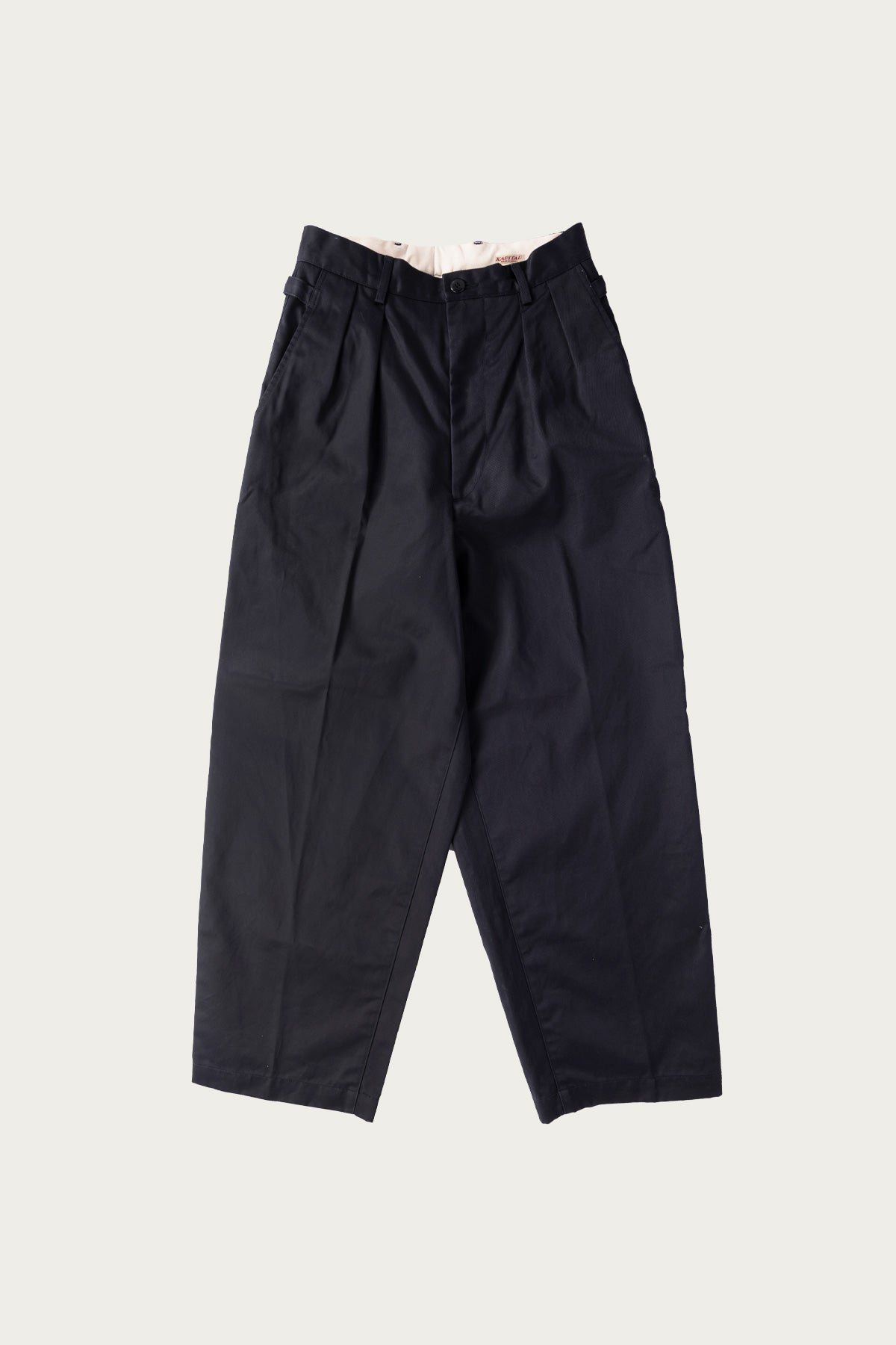 Kapital - 36/2 Westpoint Chino ZOOT Trouser(Mens) - Navy - Canoe Club