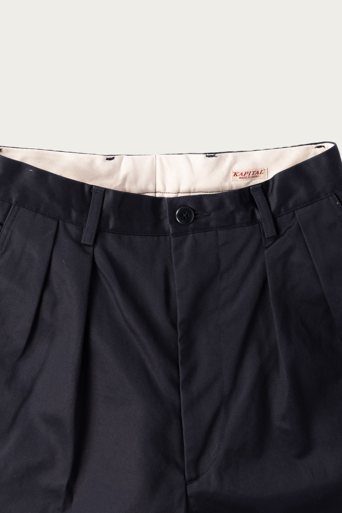 Kapital - 36/2 Westpoint Chino ZOOT Trouser(Mens) - Navy - Canoe Club