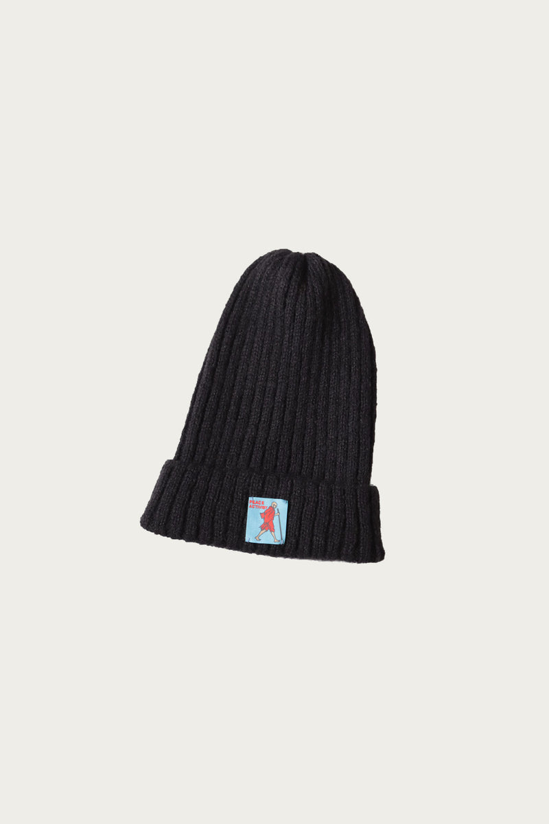 kapital-5G-Wool-Knit-Cap-black