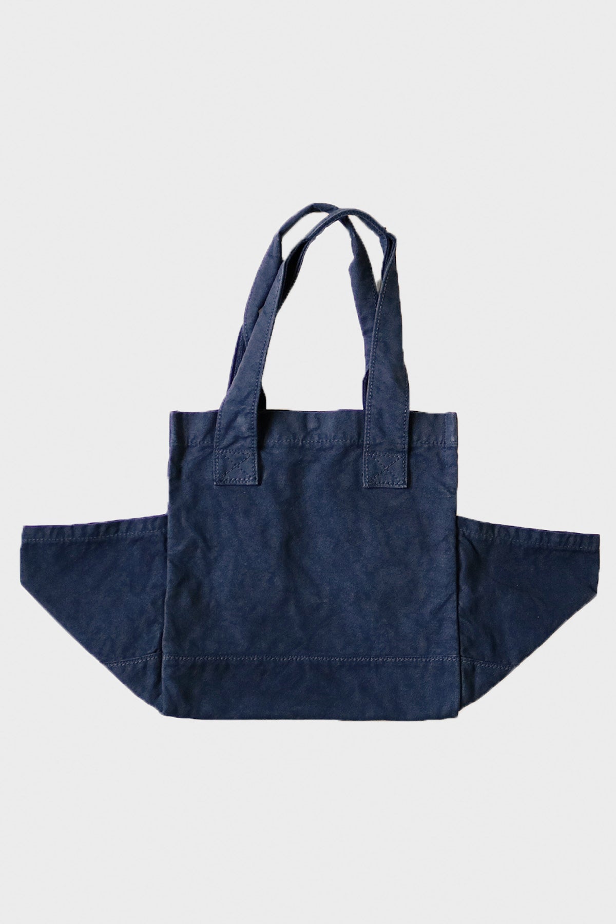 Kapital - #6 Canvas Standard Tote (L) - Navy - Canoe Club
