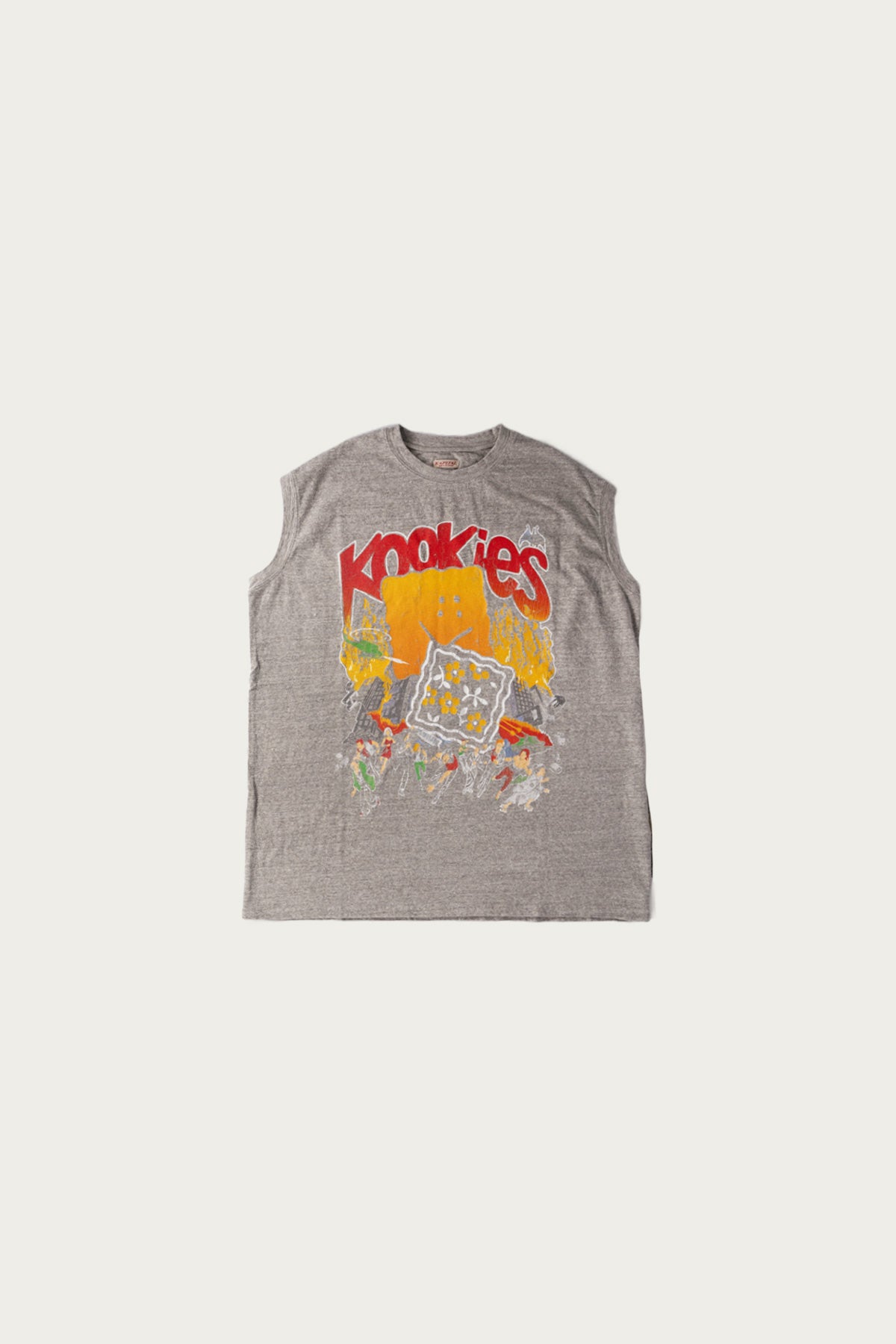 Kapital - TOP Jersey Non-Sleeve BIG-T (BUSTER PECKISH BOWY) - Grey - Canoe Club