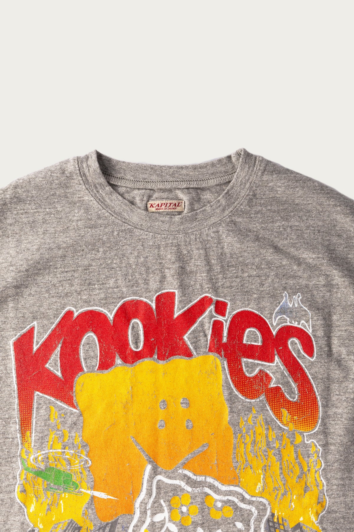 Kapital - TOP Jersey Non-Sleeve BIG-T (BUSTER PECKISH BOWY) - Grey - Canoe Club