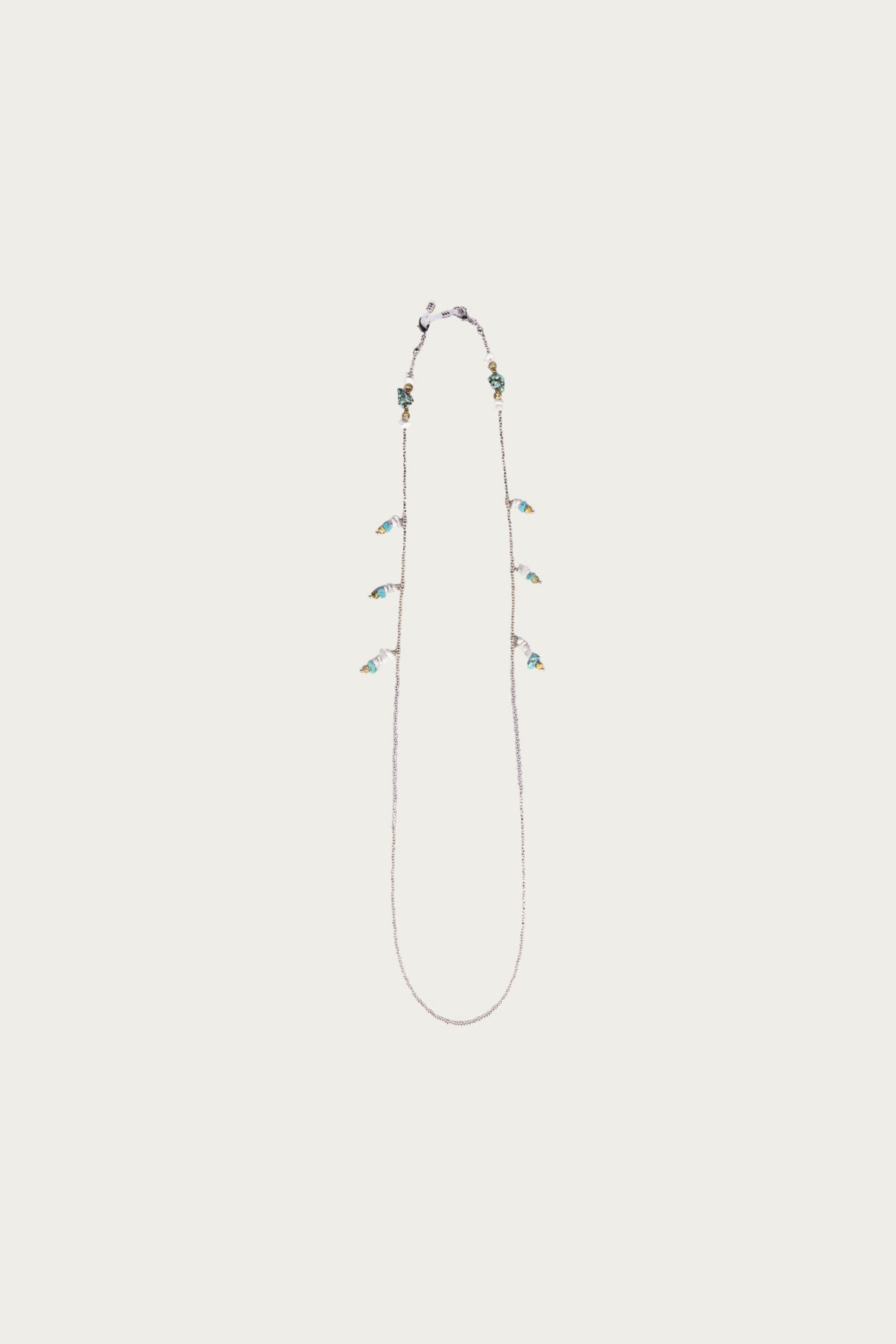 Kapital - Beads BRUNCH Glasses Chain - Silver - Canoe Club