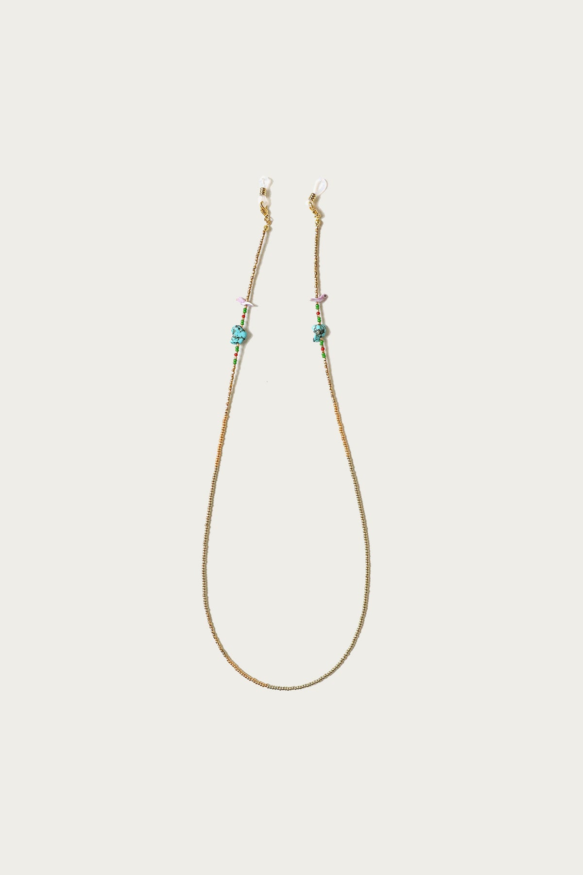 Kapital - Beads Eyeglass Holder Strap - Gold - Canoe Club