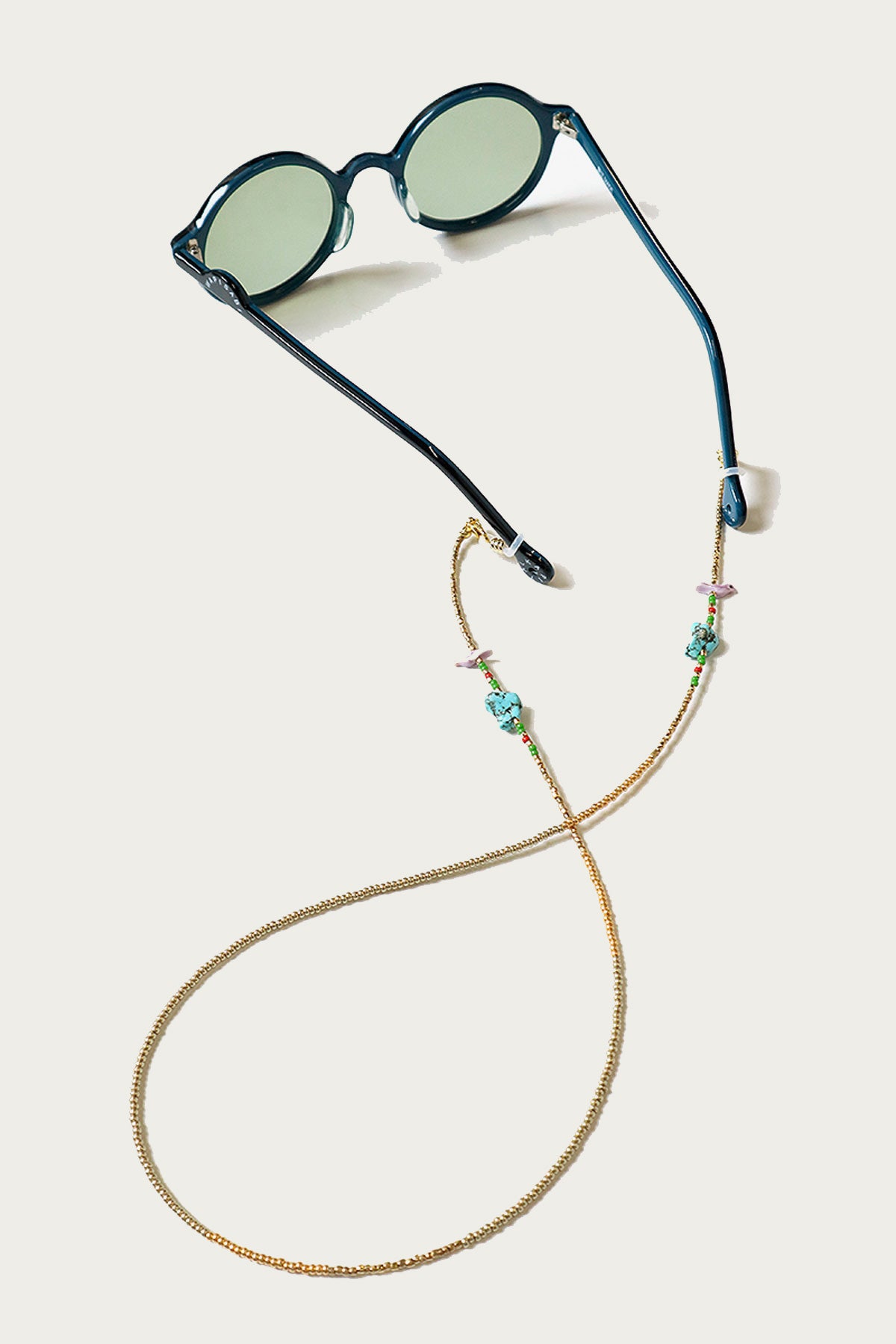 Kapital - Beads Eyeglass Holder Strap - Gold - Canoe Club