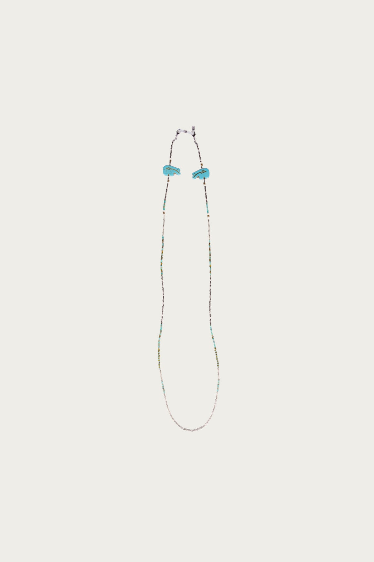 Kapital - Beads Glasses Chain (BLUE BEAR) - Turquoise - Canoe Club