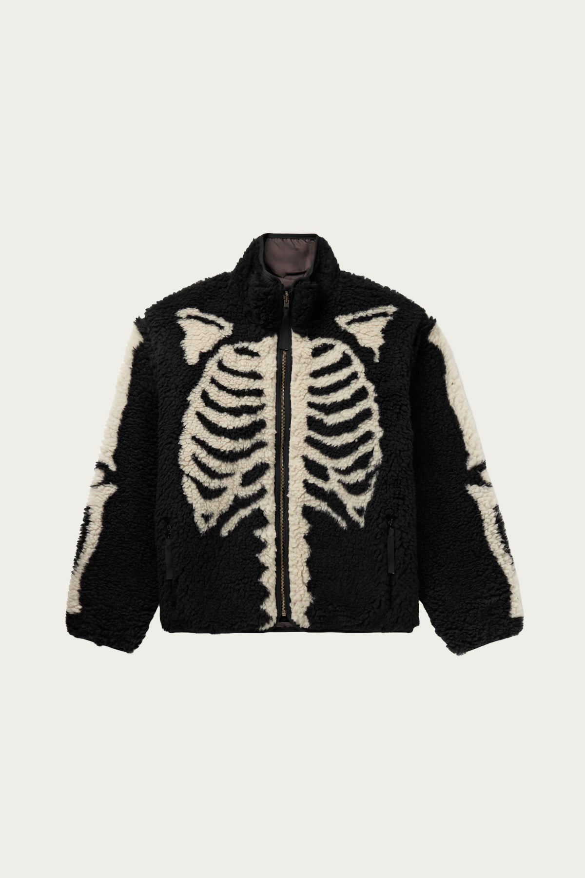 Kapital - BONE Boa Fleece Reversible Blouson - Black - Canoe Club