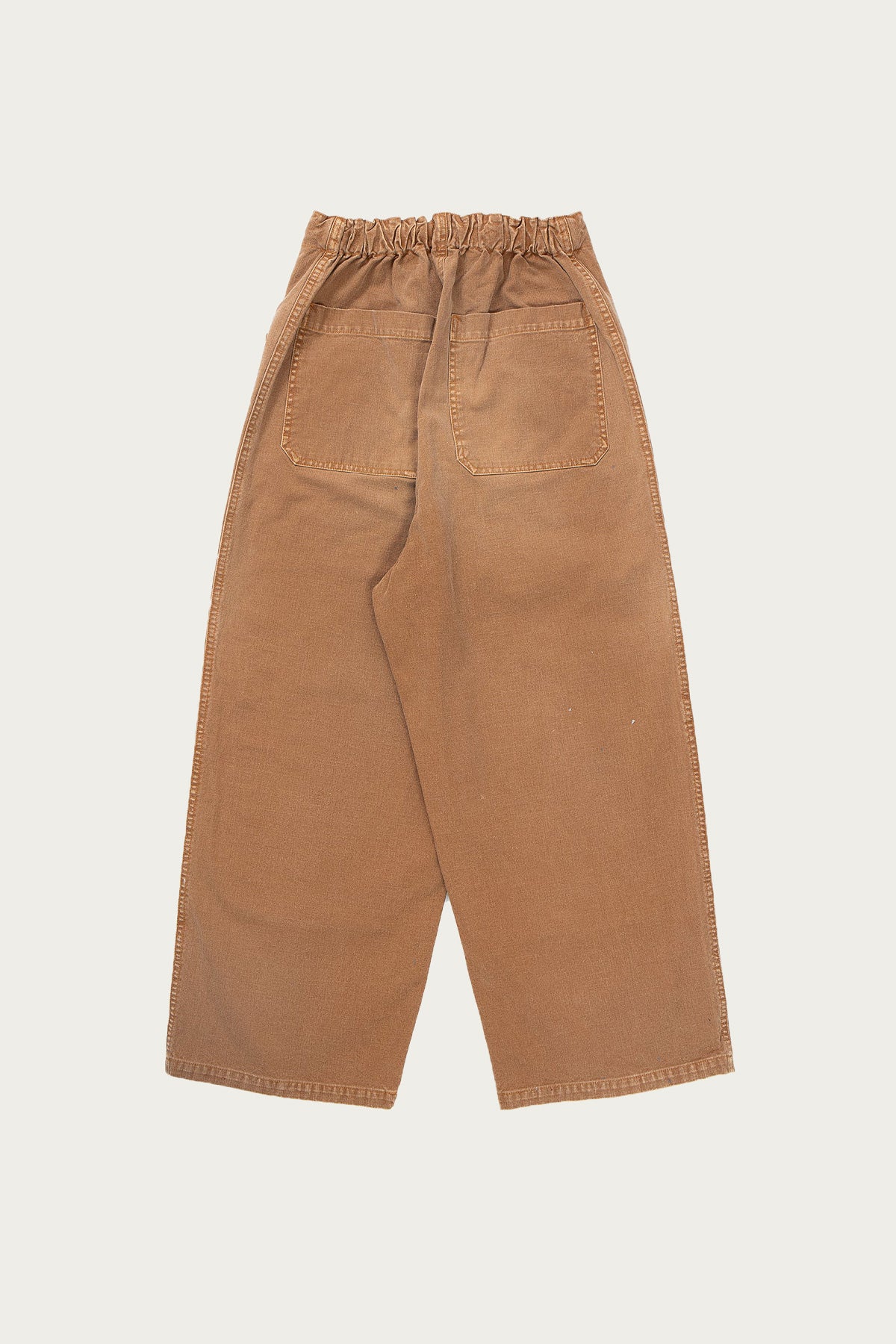 Kapital - Canvas W-Knee EASY Baggy Pants (BANANA Patch Remake) - Gold - Canoe Club