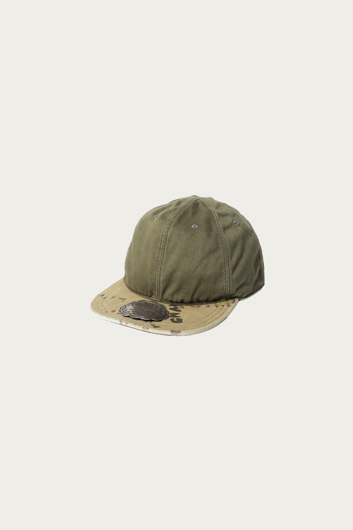 Kapital - Chino Brimfield Cap - Khaki - Canoe Club