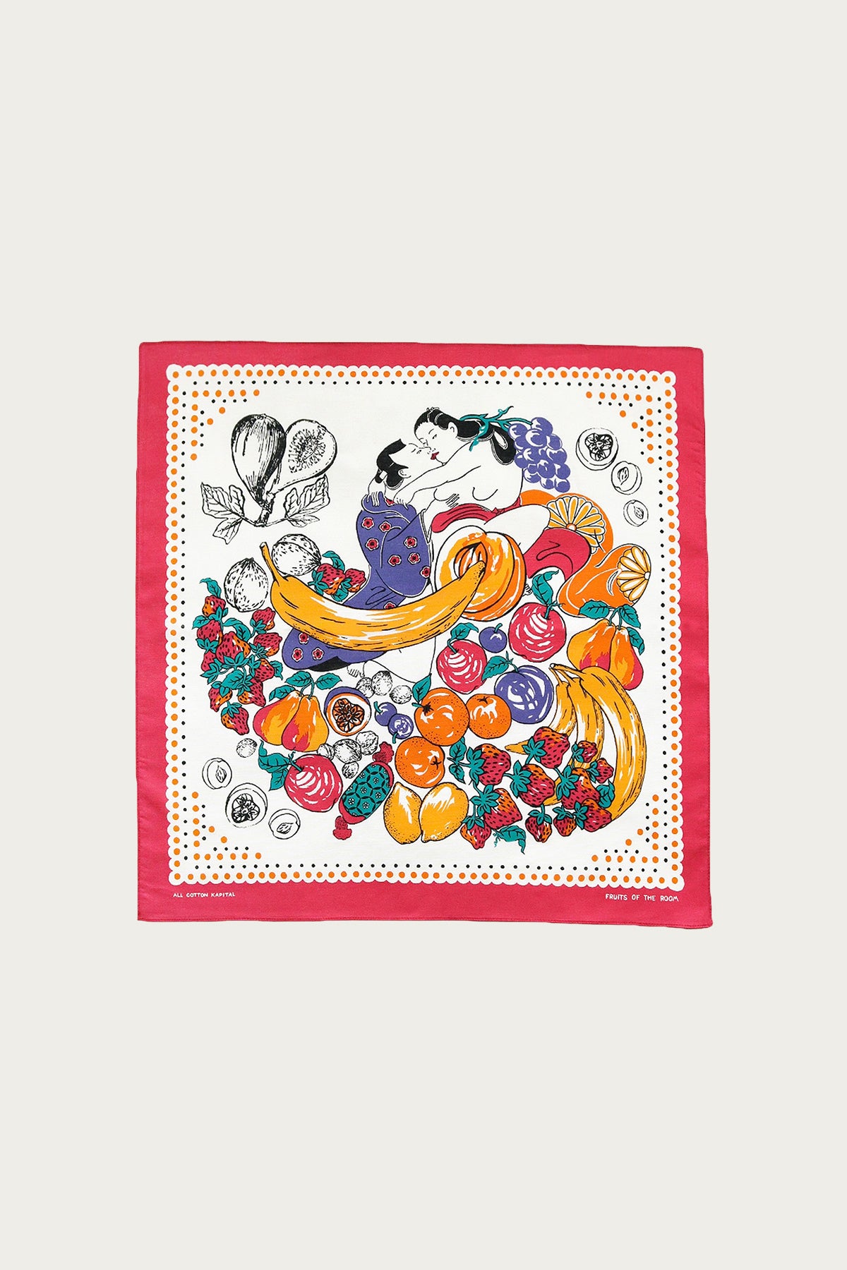 Kapital - Color Bandana (Fruit SHUNGA) - Pink - Canoe Club