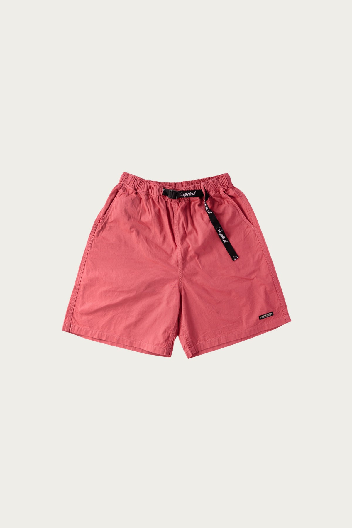 Kapital - Combed Burberry EASY Short Pants - Red - Canoe Club