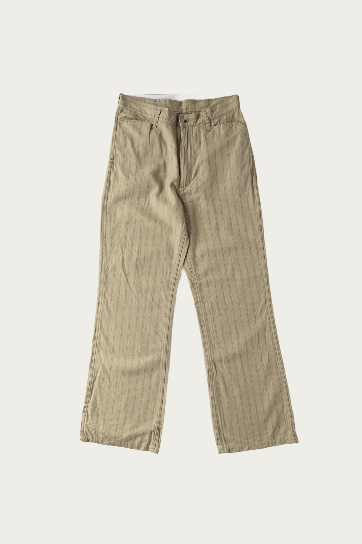 Kapital - Cotton Linen GIBSON Stripe 5P FRISKO - Light Green - Canoe Club