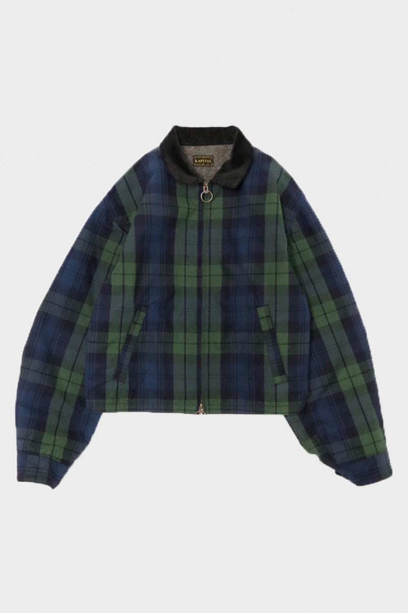 Kapital Cotton Oil Coating Drizzler JKT | Blackwatch | Canoe Club