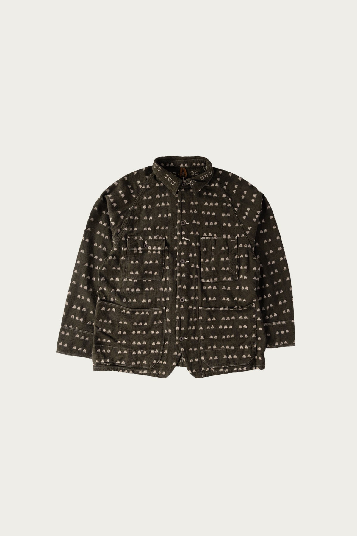 Kapital - Cotton TUME-BASHOH CACTUS Coverall - Dark Green - Canoe Club