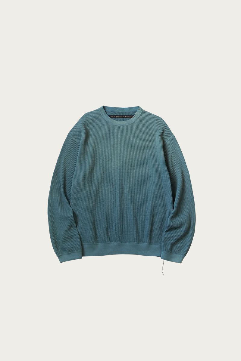 Kapital ECO Waffle BIG SWT | Turquoise | Canoe Club