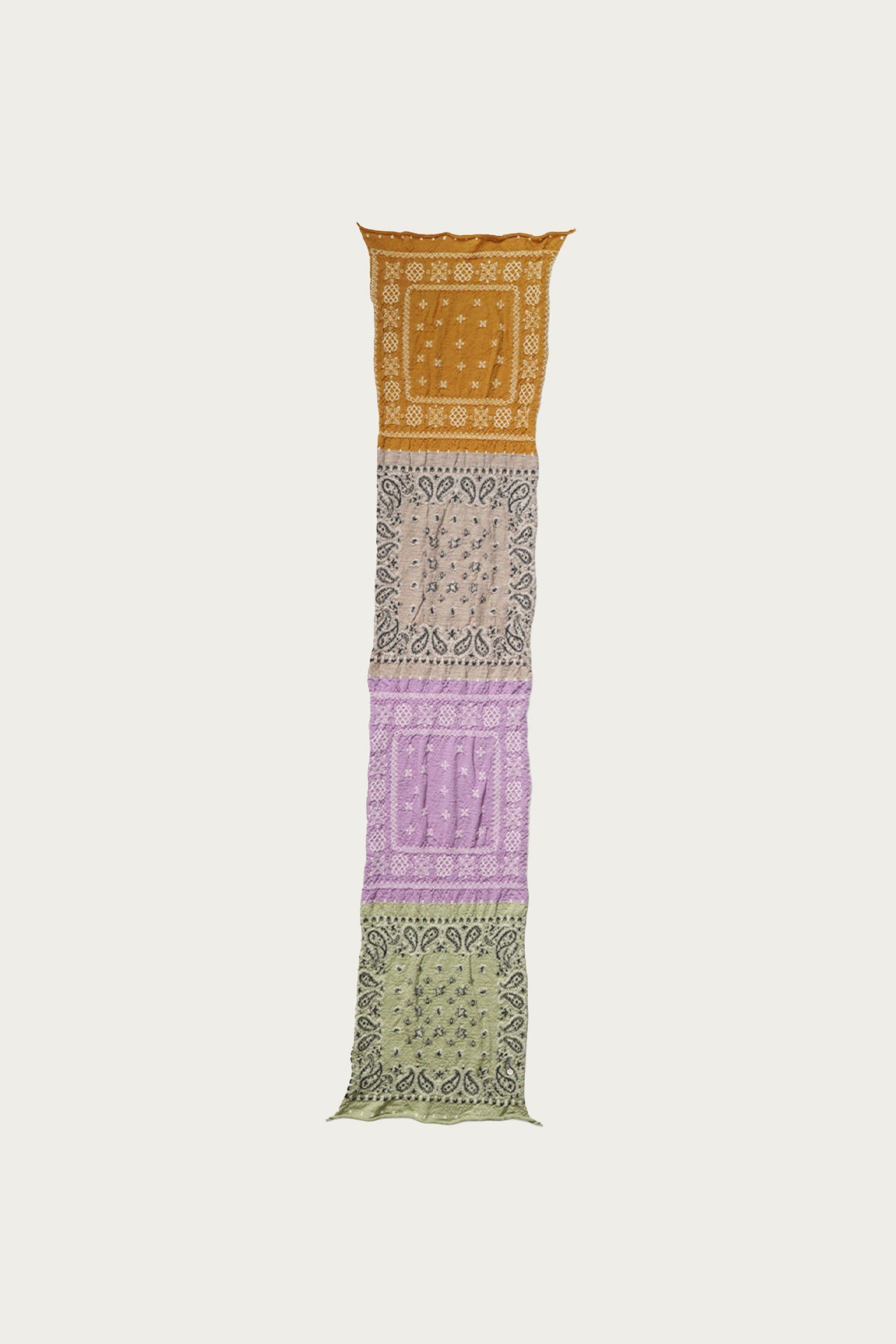 Kapital - Fulling Wool HAPPY Scarf PASTEL BANDANNA - MG - Canoe Club