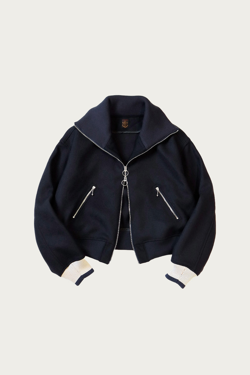 Kapital Flannel ZIP Beacon Blouson | Navy | Canoe Club