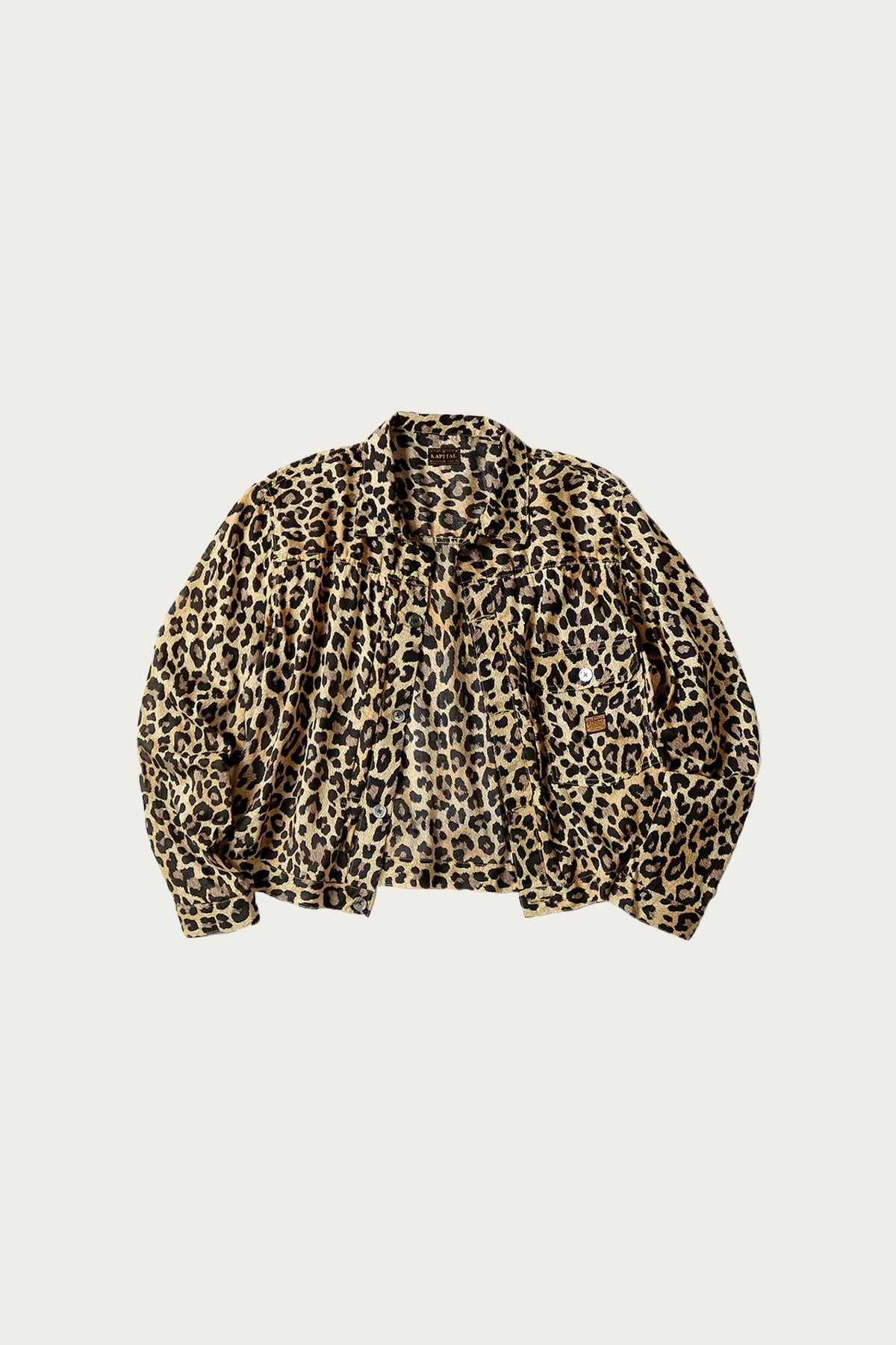 Kapital - Gauze Leopard 1st JKT - Brown - Canoe Club