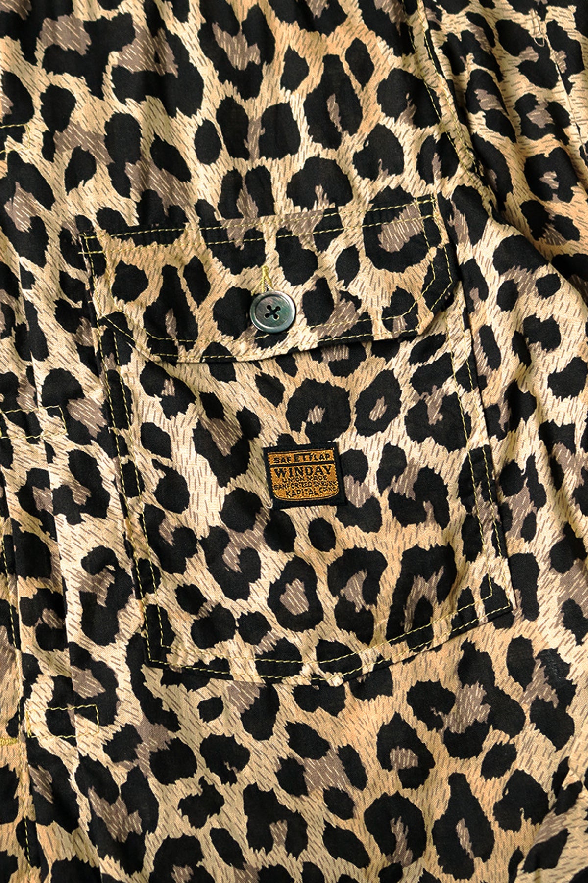 Kapital - Gauze Leopard 1st JKT - Brown - Canoe Club