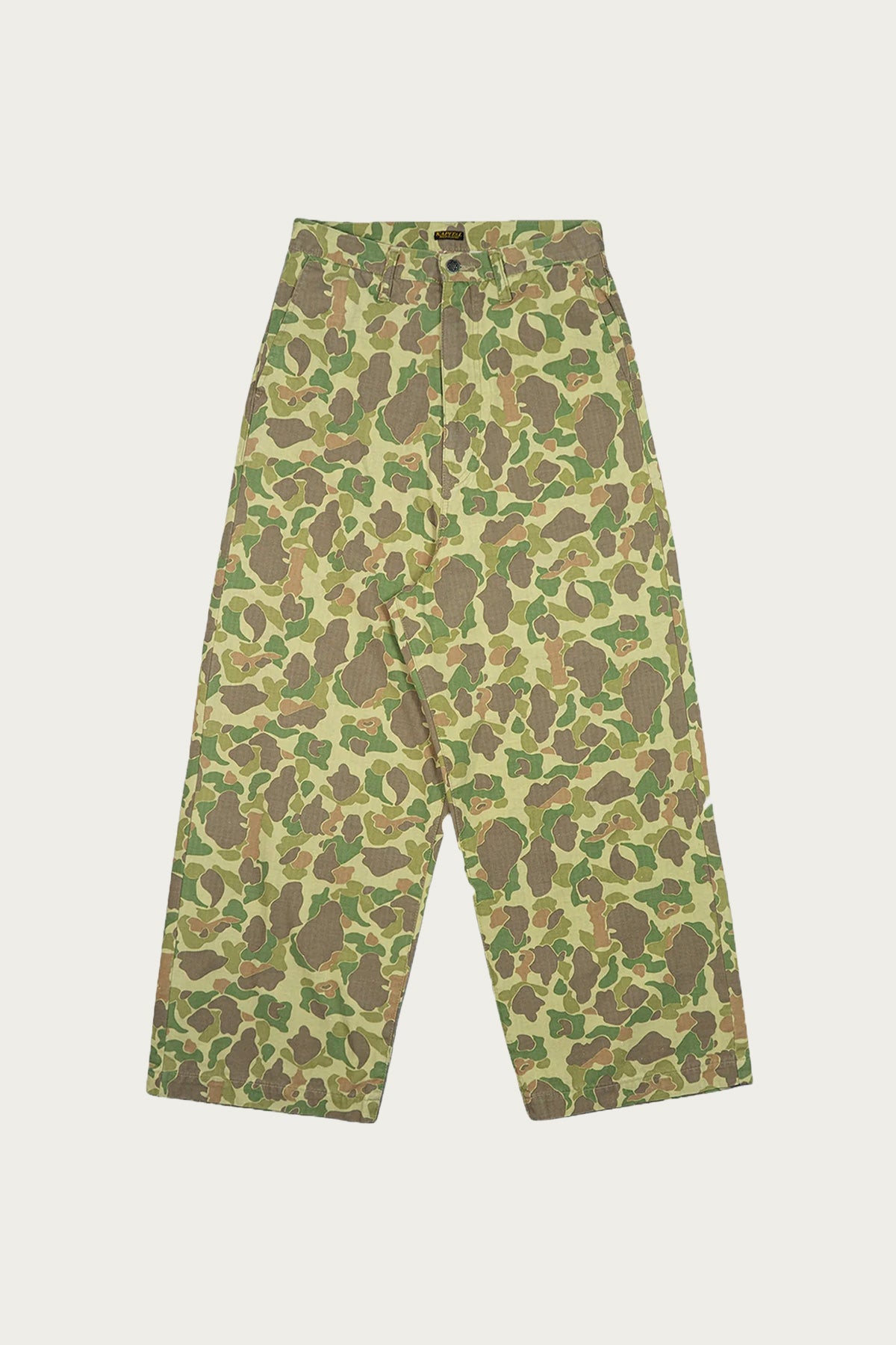 Kapital - Hunter Camo Herringbone PORT Baggy Pants - Camo - Canoe Club