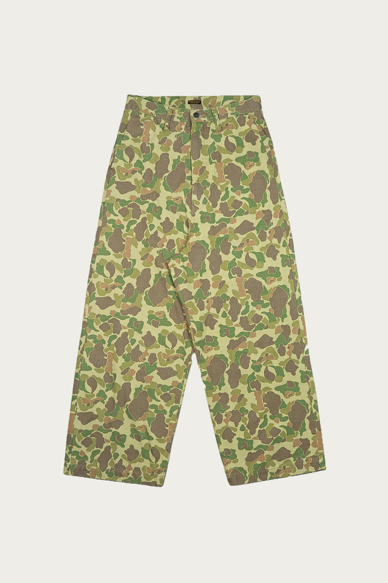 b*]様 Kapital カモパンツ Kapital Hunter Camo Herringbone PORT Baggy Pants | Camo | Canoe Club