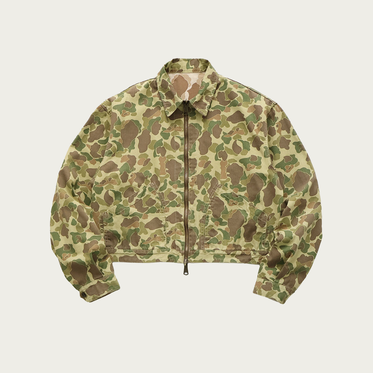 Kapital HUNTER CAMO Herringbone Reversible Drizzler JKT