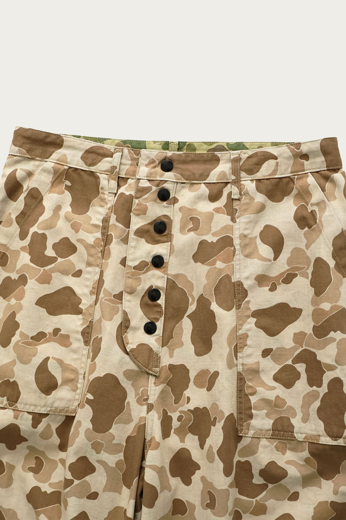 Kapital - HUNTER CAMO Herringbone Reversible Fatigue Baggy Pants - HunterCAMO - Canoe Club