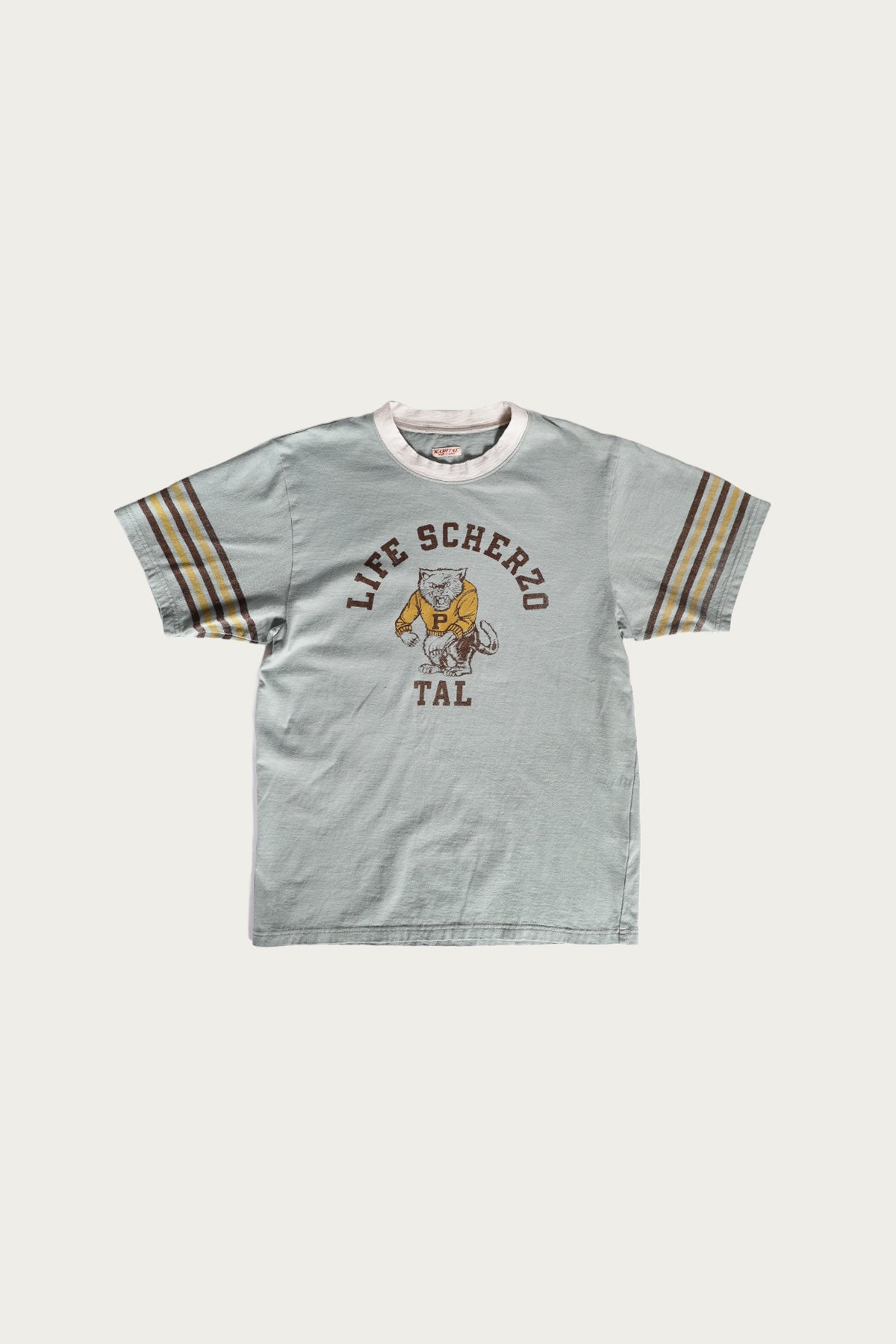 Kapital - 20/-Jersey RINGER-T (College CAPITAL) - Blue - Canoe Club