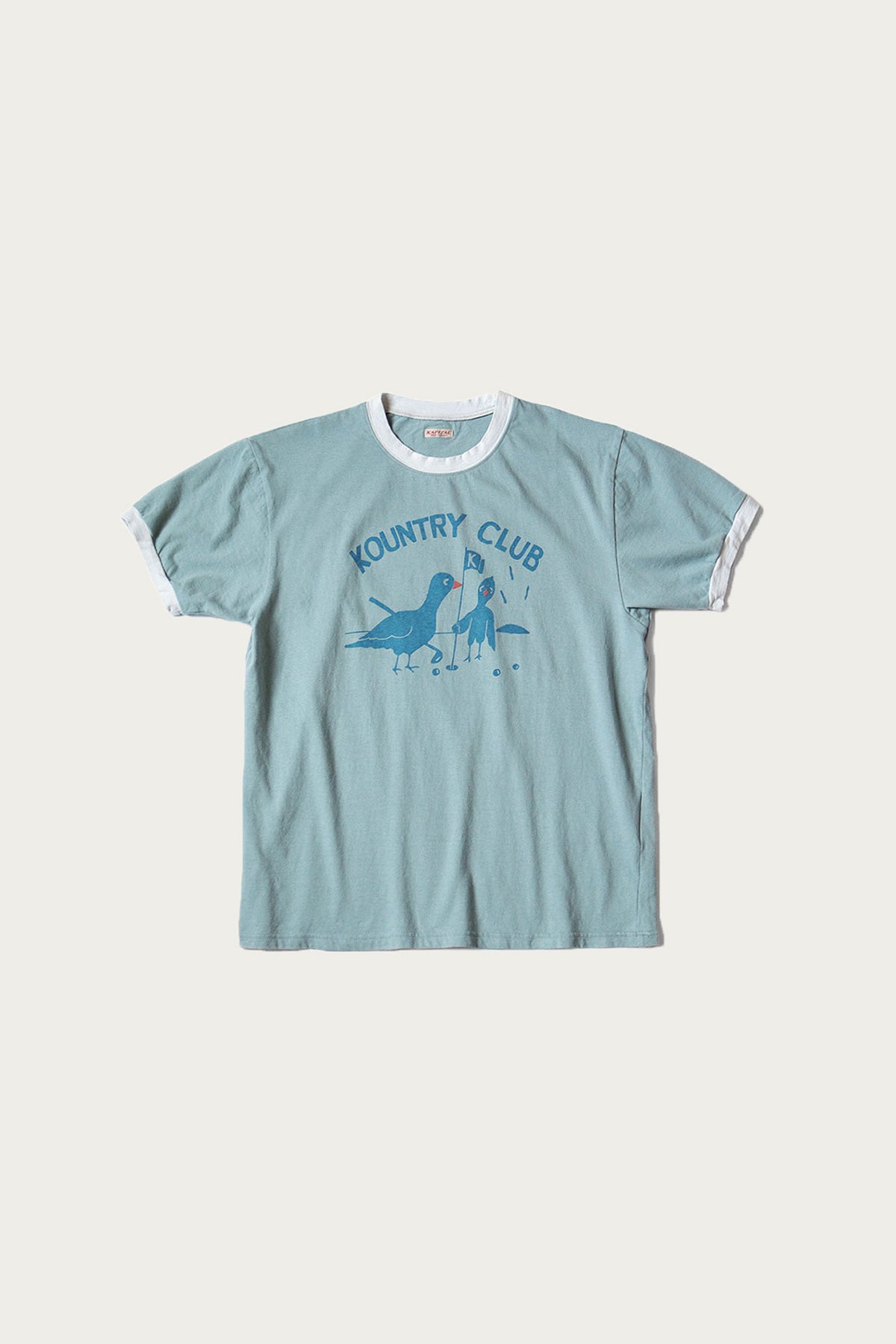 Kapital - 20/-Jersey RINGER T (KOUNTRY CLUB) - Blue Grey - Canoe Club