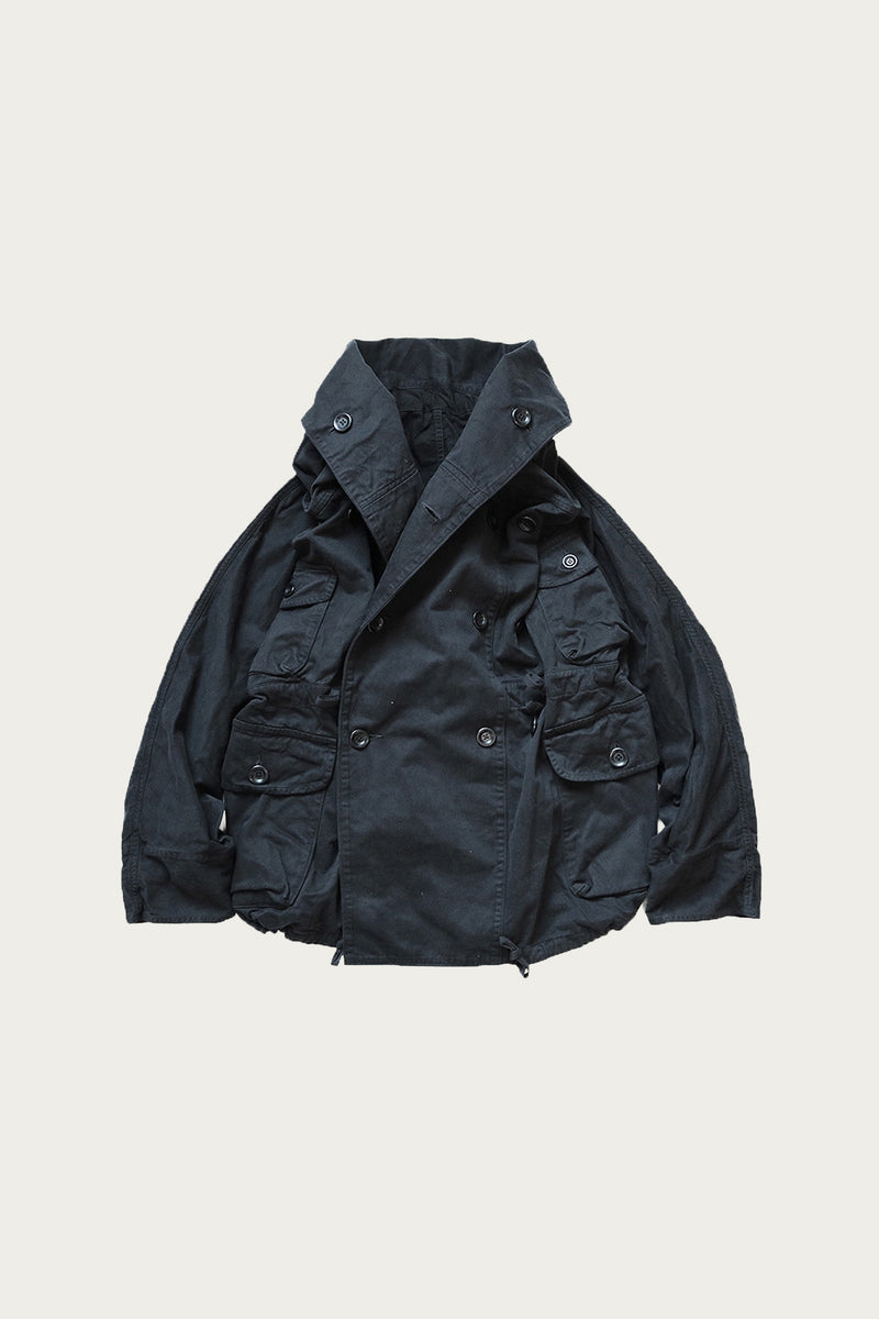 Kapital Katsuragi Cotton RING Coat | Black| Canoe Club