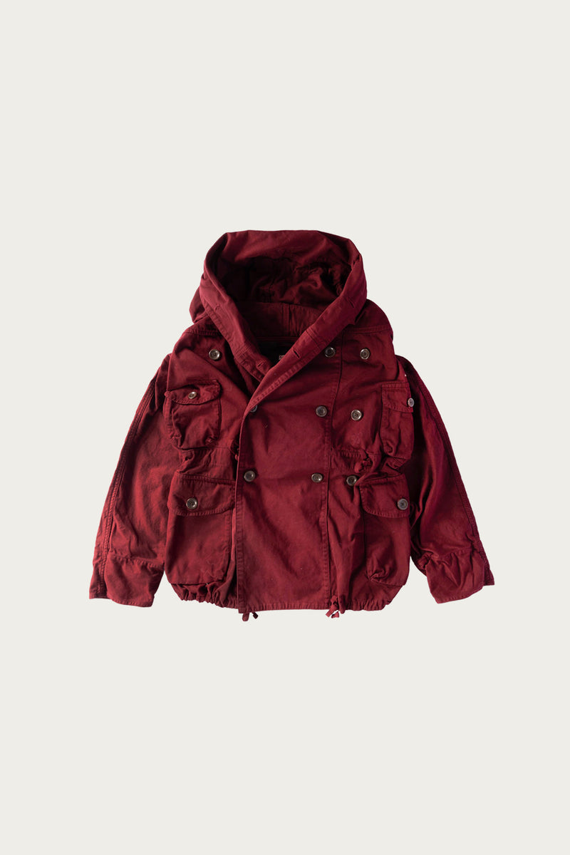 Kapital Katsuragi Cotton RING Coat | Engine Red | Canoe Club
