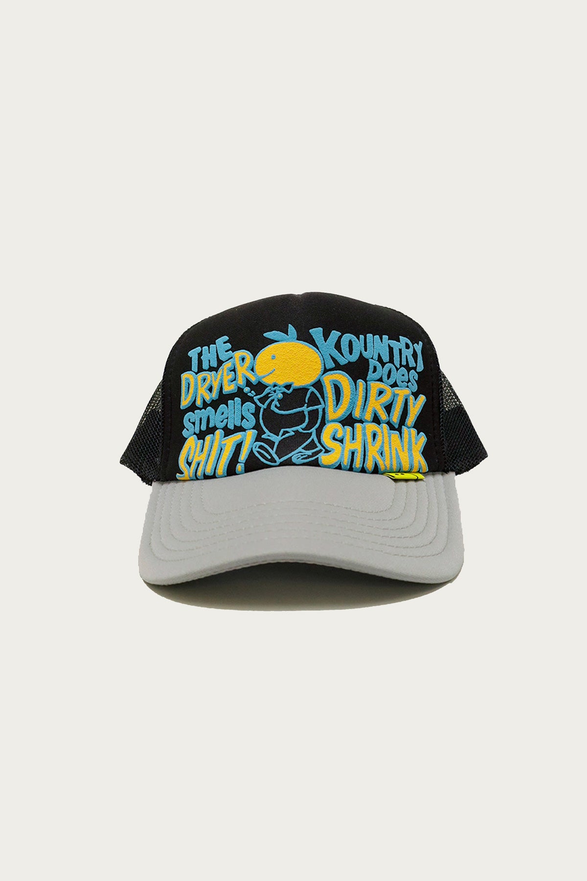 Kapital - KOUNTRY DIRTY SHRINK Trucker Cap - Black/Grey - Canoe Club