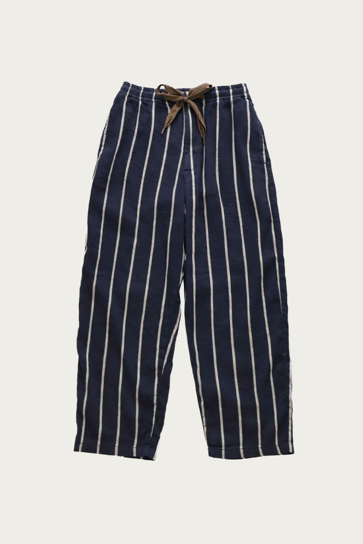 Kapital - Linen PHILLIES Stripe EASY Pants - Navy - Canoe Club