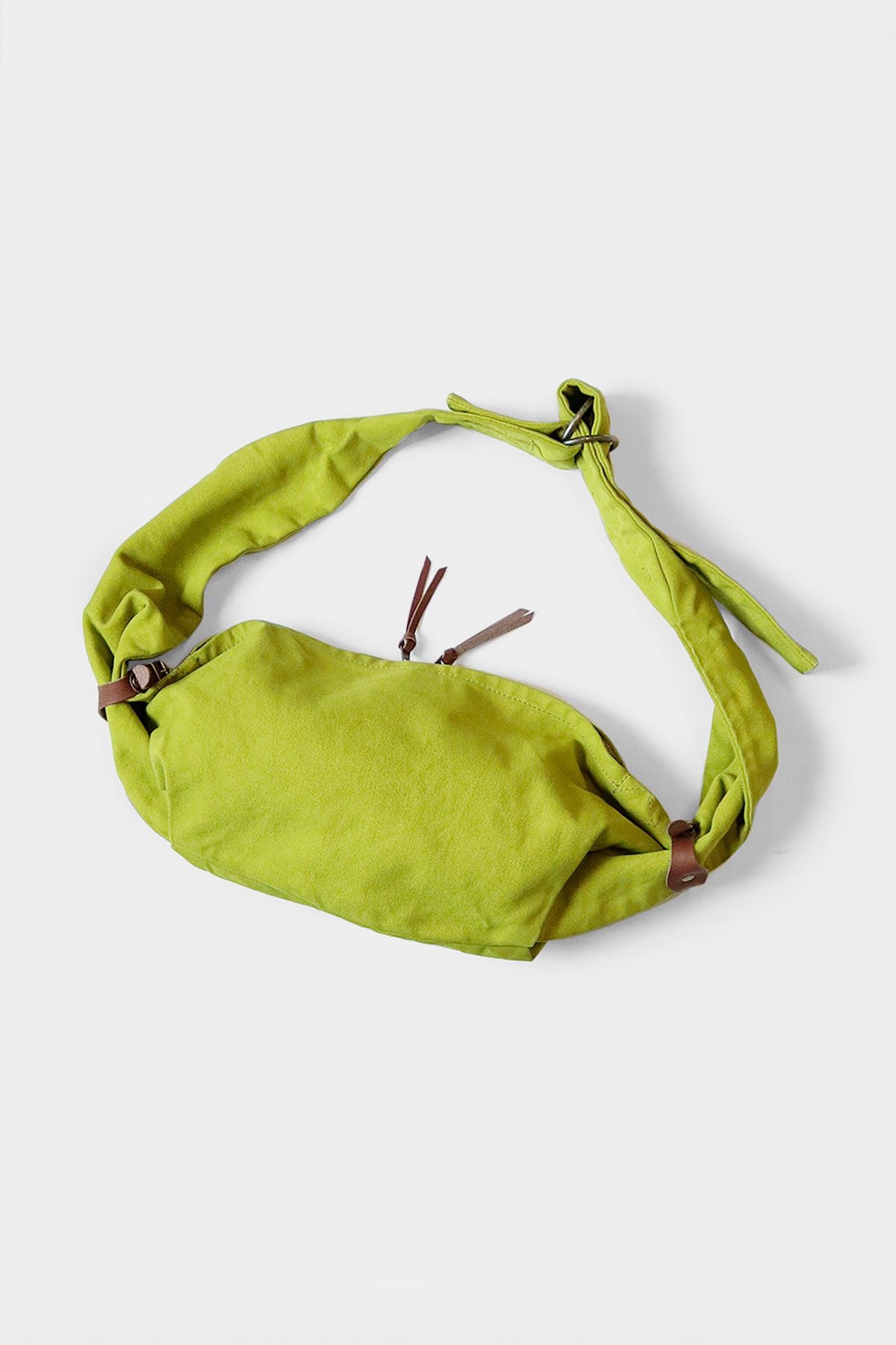 Kapital - #6 Canvas LITTLE SNUFKIN Bag - Light Green - Canoe Club