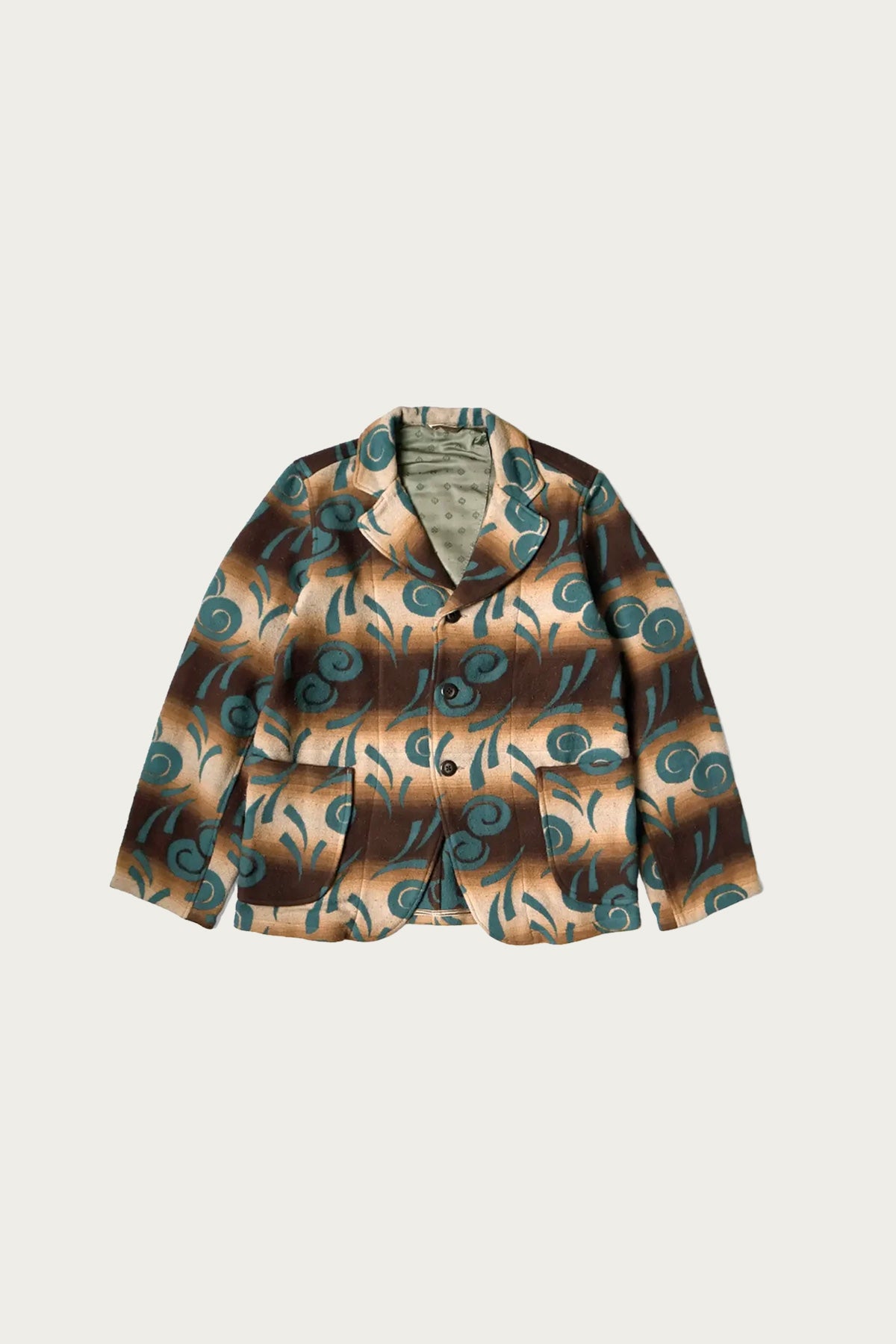 Kapital - Napping Cotton PUEBLO VOLTEX HOSPITAL JKT - Brown - Canoe Club