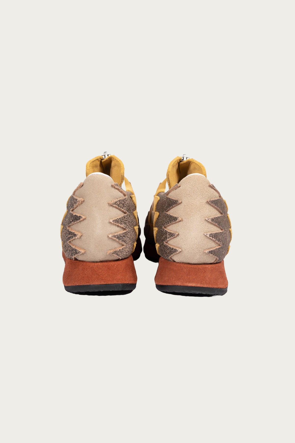 Kapital - Leather NAVAJO Spallow Sneaker - Mustard - Canoe Club