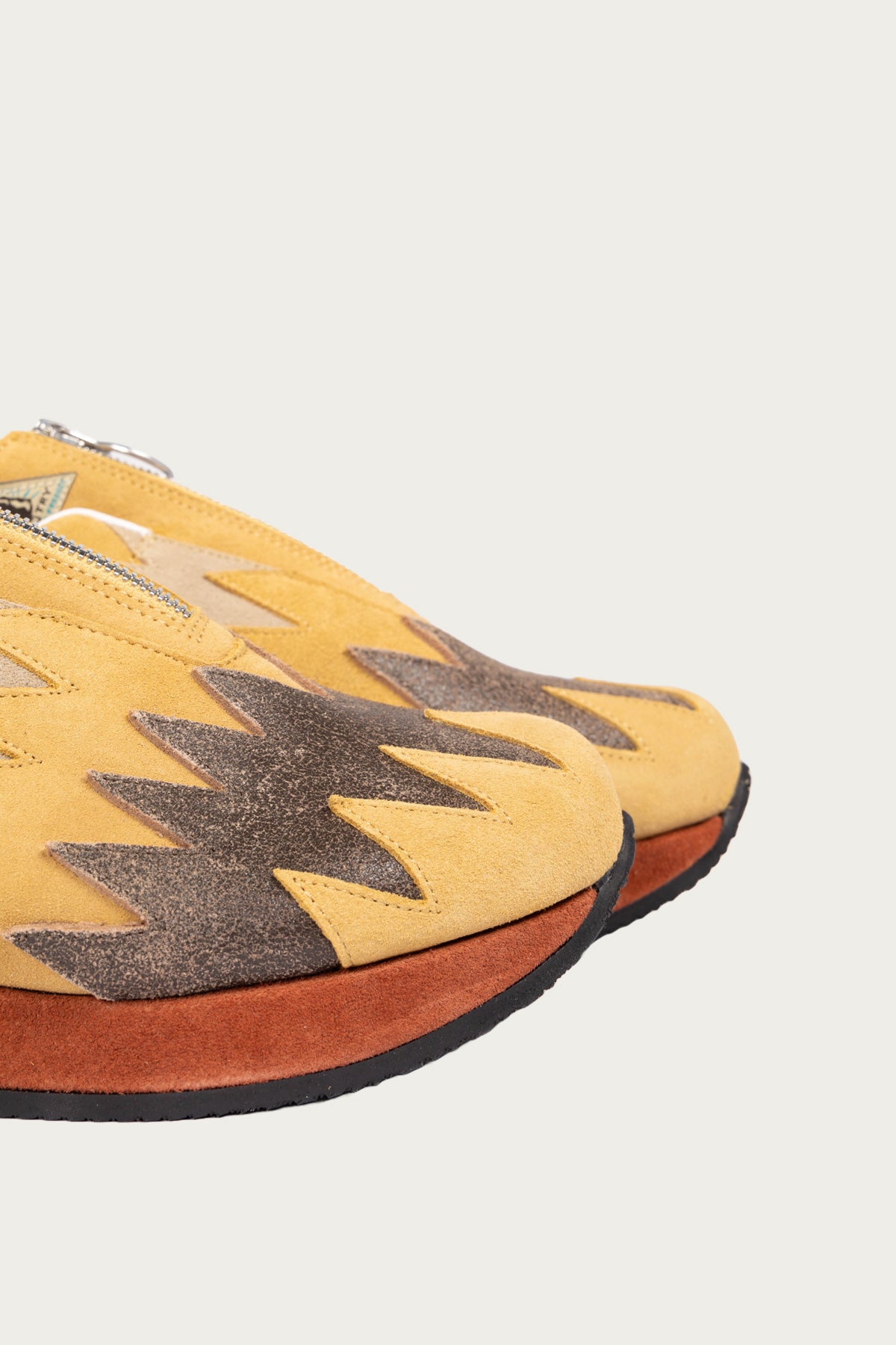 Kapital - Leather NAVAJO Spallow Sneaker - Mustard - Canoe Club