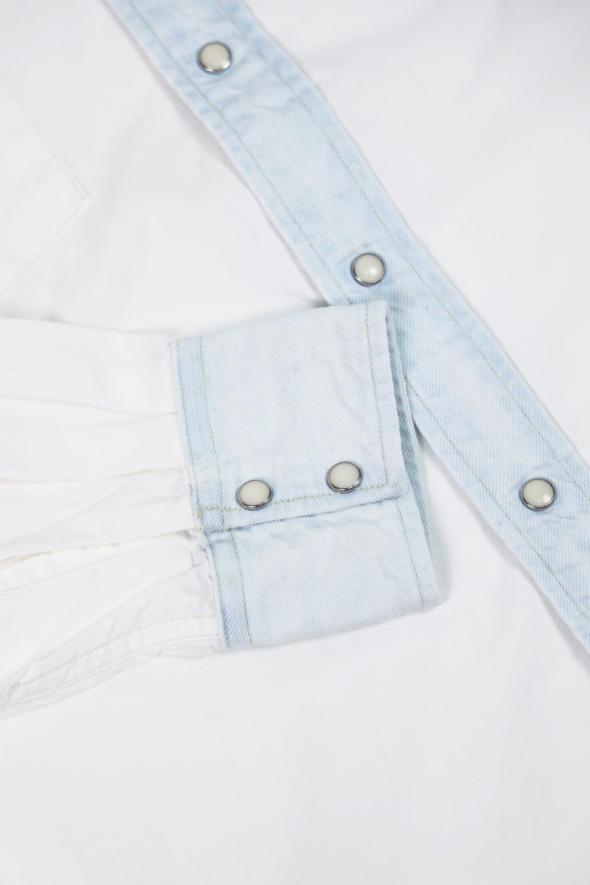 Kapital - OX x Denim HUSKY Western Shirt - White - Canoe Club