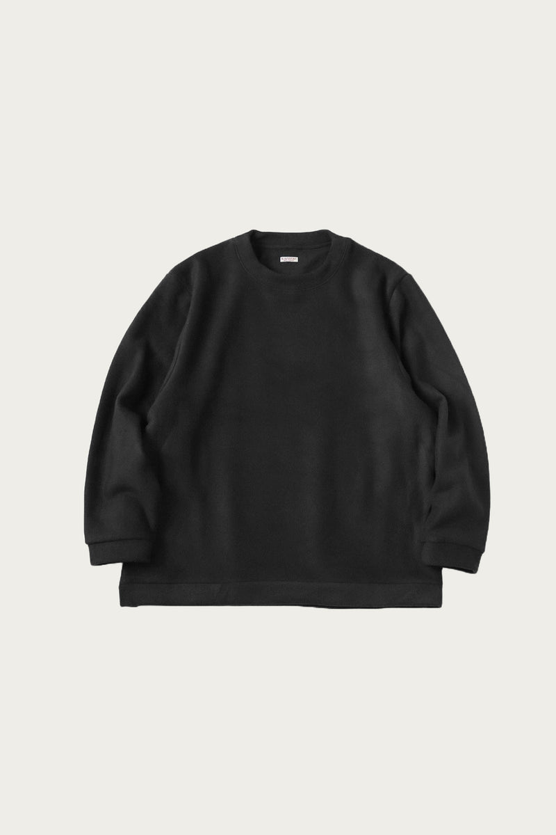 Kapital Reverse Fleece BIG SWT | Black | Canoe Club
