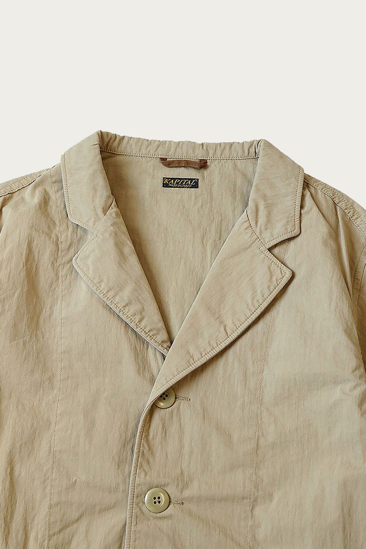 Kapital - Rip-Stop HOSPITAL Jacket - Beige - Canoe Club
